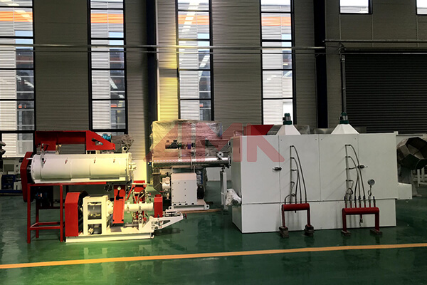 single screw fish feed extruder